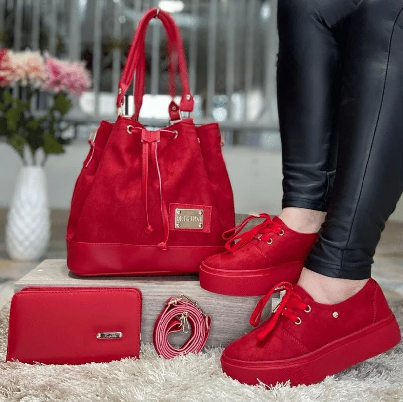 Bolso dama billetera + Calzado lince