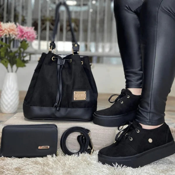 Bolso dama billetera + Calzado lince