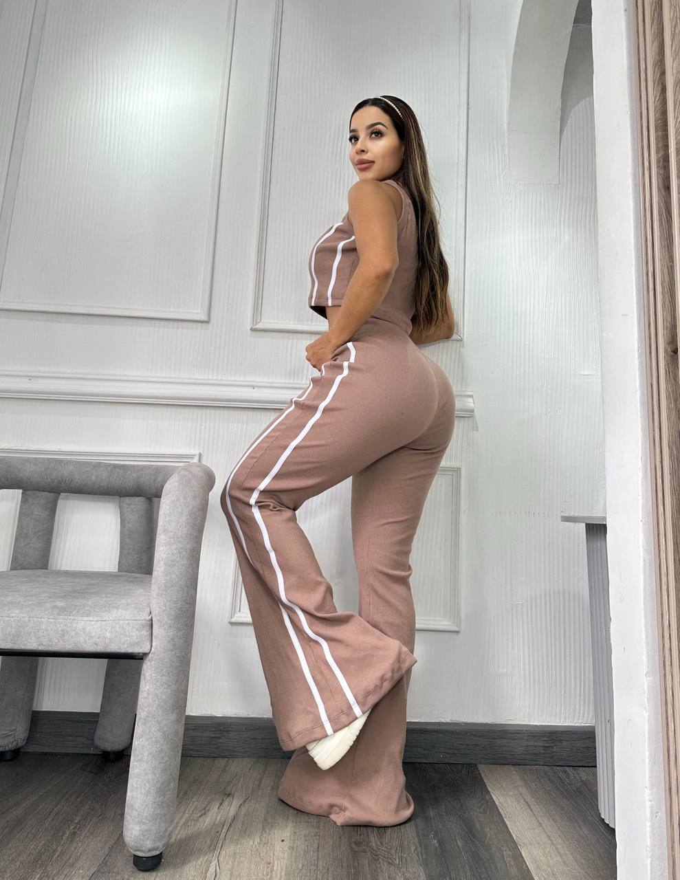 Conjunto burda rayas dama