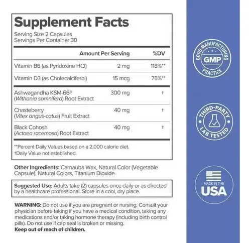 Suplemento Natural para la Menopausia MENO